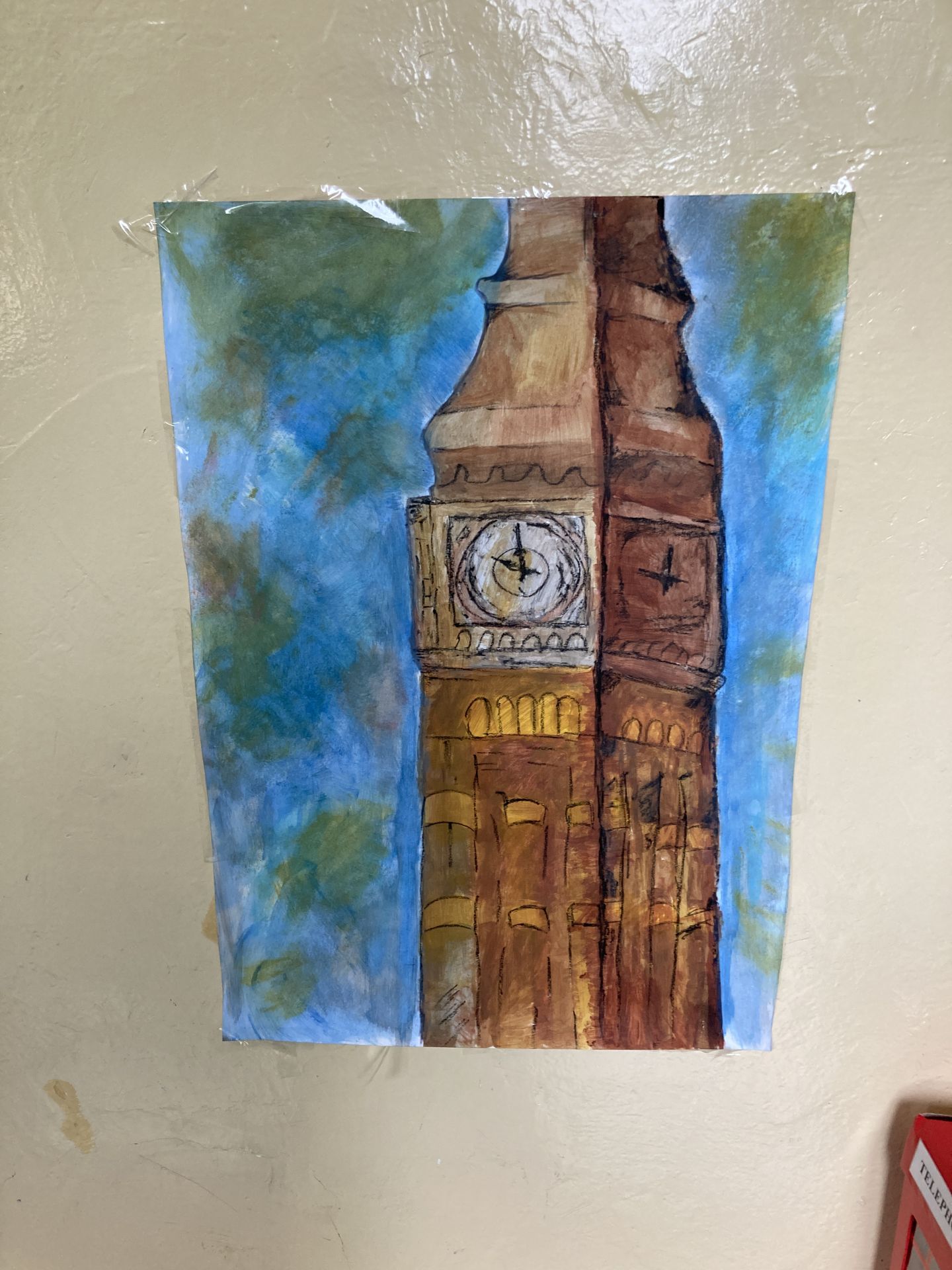 Namalowany Big Ben